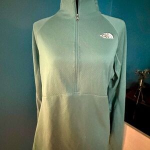 The North Face Teal Half-Zip Jacket